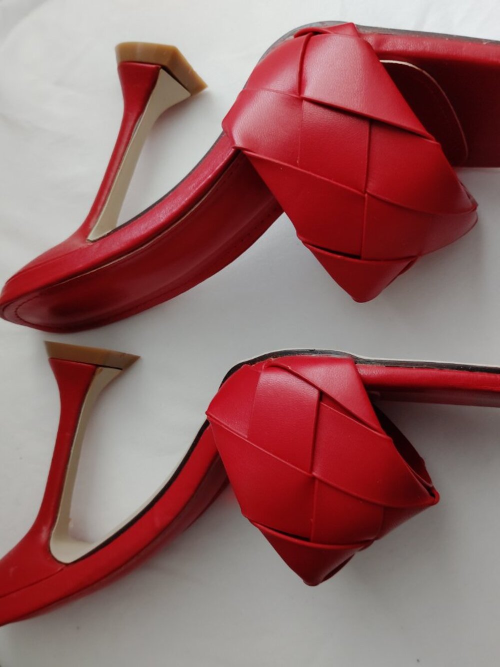 Red Backless Heel - Picture 3 of 4